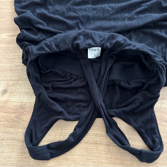 Soma Cool Nights Days Chemise Crossback Small Black - Picture 9 of 10